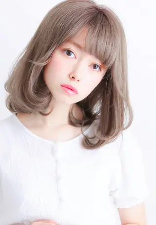 ショート カラー モテ髪透明感❤️ デイズヘアカラーのヘアスタイル