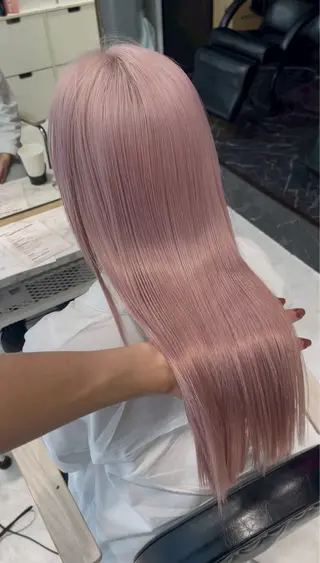 カラー 【🦋ハイトーンリタ ッチ🦋】ENAのヘアスタイル