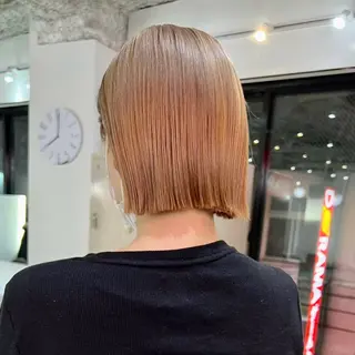 ミディアム カラー GO TODAY SHAiRE SALON 原宿本店所属・ボブ/レイヤー/ ハッシュカット/河内のヘアスタイル