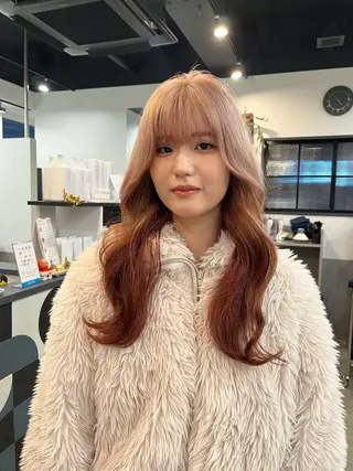 ロング カラー dogstar小林諒 レイヤー/パーマのヘアスタイル