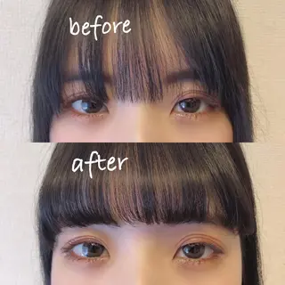 ロング 店長/mao/ 前髪/顔周りカットのヘアスタイル