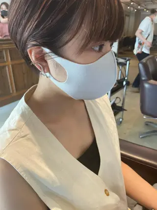 ショート 東京の技術を 京都で✂︎🕊️💖のヘアスタイル