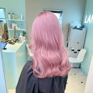 ロング カラー ハイトーン/韓国 レイヤー/るか🎀のヘアスタイル