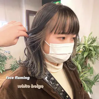 ミディアム カラー EMANON梅田店所属・前川 朋香のヘアスタイル