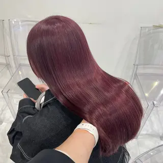 ロング カラー ヘアアレンジ ❣️ブリーチなし暖色 ayu❣️のヘアスタイル