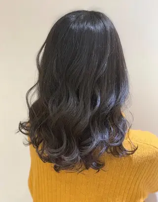 セミロング カラー ヘアアレンジ 店長/ 加藤 流菜のヘアスタイル