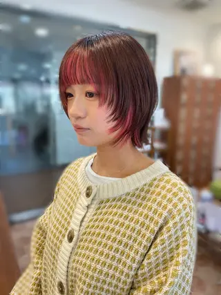 ショート MAR.co薬院浄水店所属・薬院aiko 🧡暖色艶髪のヘアスタイル