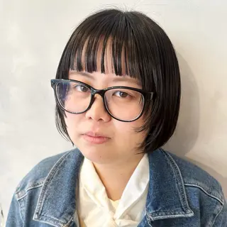 ショート デザインカラー/パー マ🦖外岡咲希🦖のヘアスタイル