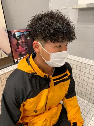 パーマ メンズ 新宿【メンズパーマ】 塩澤太一のヘアスタイル