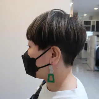 ショート カラー tenny調布 いしまつのヘアスタイル