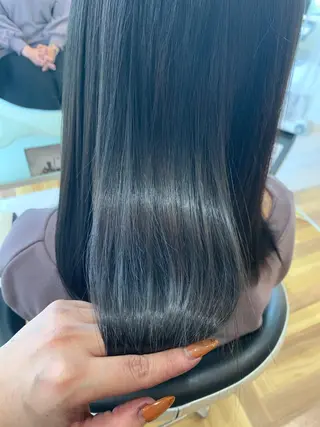 セミロング 福森 みずきのヘアスタイル