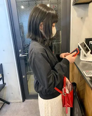 ショート カラー 柔らかブラウン/顔周 りレイヤー♡ユウシのヘアスタイル