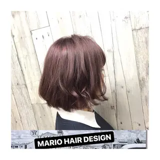 ミディアム カラー パーマ ヘアアレンジ メンズ キッズ Forest. -髪質改善-のヘアスタイル