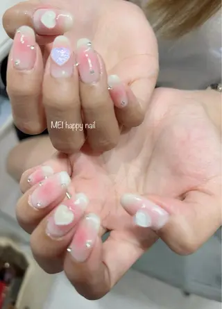 ネイル 北浦和 自爪育成ケアのネイルデザイン