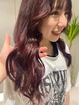ロング カラー Zina 十条店所属・デザインカラー／ボブ 🍦MEI🍦のヘアスタイル