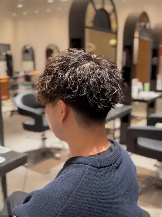 ショート パーマ メンズ 【tocca茨木】 MOMOKAのヘアスタイル