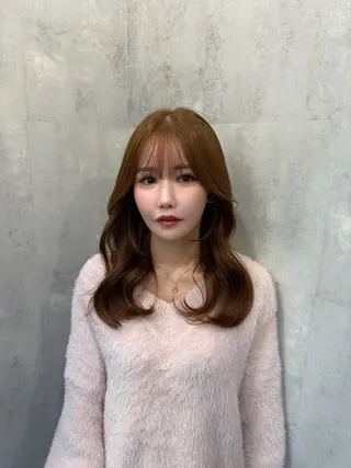 セミロング LAVEL 渋谷 髪質改善 レイヤーカット所属・💖艶髪/韓国ヘア 💖asukaのヘアスタイル