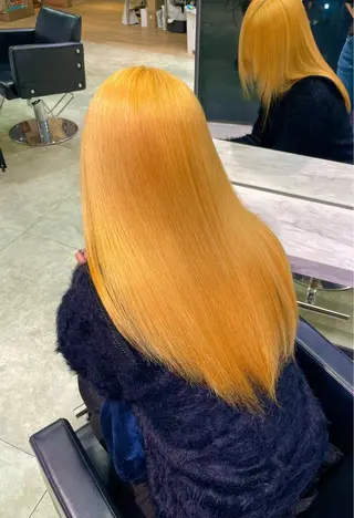 ロング カラー 💖推しカラー💖 オタク美容師✂ゆづきのヘアスタイル