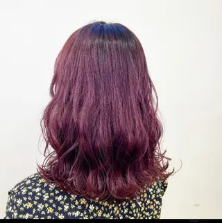 セミロング カラー ヘアアレンジ 🌻Insta指名 NO.1🌻Shoのヘアスタイル