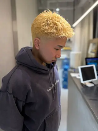 ショート カラー メンズ robin&darc所属・西山 悠馬のヘアスタイル