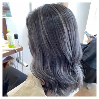 セミロング カラー 🦖稲葉菜月🦖 異動しましたのヘアスタイル