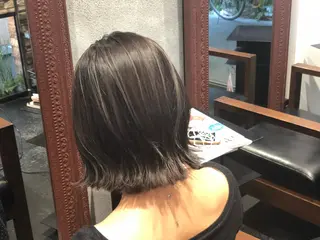 ミディアム カラー 【ヌーベルバレ】 ゆきみのヘアスタイル