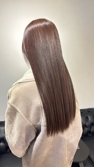 ロング カラー ふじたしの/湘南台 透明感カラーのヘアスタイル