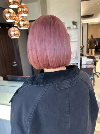 ミディアム カラー AYAKASA 暖色カラー/レイヤーのヘアスタイル