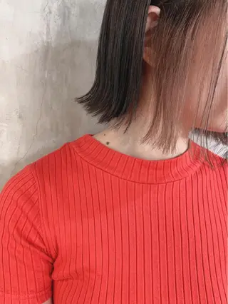 ショート カラー SAKURA 原宿所属・なかの たくみのヘアスタイル