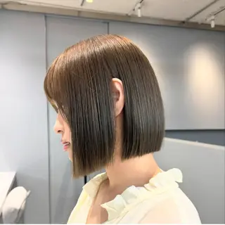 ショート カラー ❣️圧倒的透明感ヘア ❣️yukinaのヘアスタイル