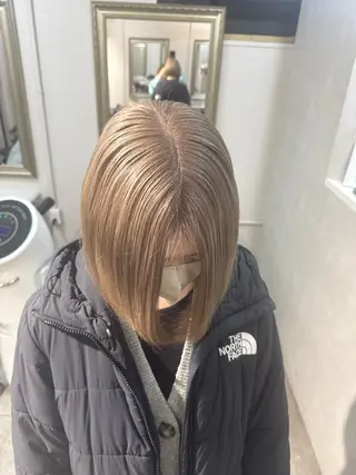 カラー レイヤー/ハイトーン ヒガシサヨのヘアスタイル