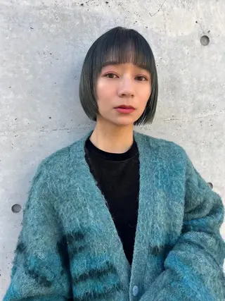 ショート masa/ボブ特化/ ぷつっとボブのヘアスタイル