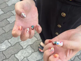 ショート calla nailのネイルデザイン