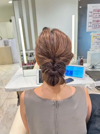 ヘアアレンジ はるか/ブリーチカラ ー/ヘアアレンジ🤍のヘアスタイル