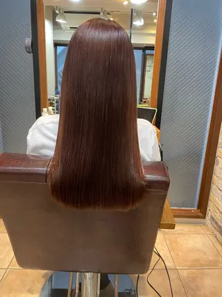 ロング 🌙FLYCKA ☀️縮毛矯正のヘアスタイル
