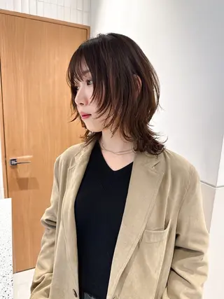 ミディアム ✂︎ウルフカット /レイヤーカット✂︎のヘアスタイル