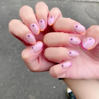 ショート カラー パーマ ヘアアレンジ メンズ キッズ ネイル マツエク・マツパ アイブロウ Salon Ｋのネイルデザイン