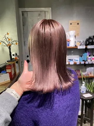 ミディアム 中村 彩乃のヘアスタイル