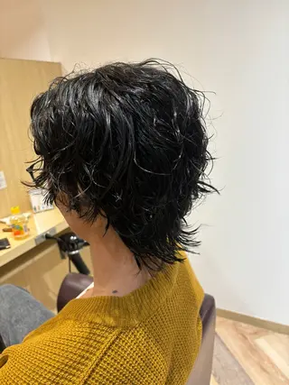 パーマ メンズ ゆい/パーマ/レイヤ ー/似合わせカラーのヘアスタイル