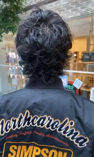 ミディアム パーマ メンズ WEG所属・韓国レイヤー/艶髪 WATSUKIのヘアスタイル