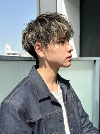 カラー パーマ メンズ メンズパーマ特化🔥 ツイスパ/シャドウのヘアスタイル