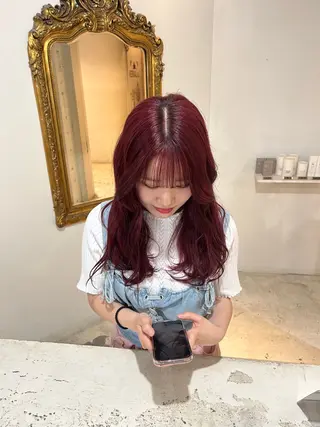 カラー yori所属・kokoro /ダブルカラー💎のヘアスタイル