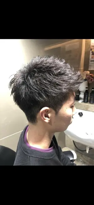 ショート メンズ 餘野 玲渚のヘアスタイル