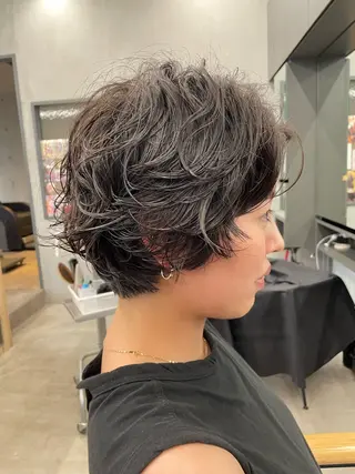 ショート パーマ 🌈前田 潤 /ショート/似合わせのヘアスタイル