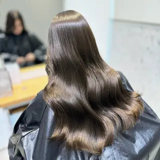 セミロング カラー ヘアアレンジ GO TODAY SHAiRE SALON 原宿verno店所属・完全💗マンツーマン marinのヘアスタイル