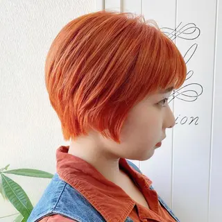 ショート カラー 韓国ヘア /男女❄️ 細江 美紅のヘアスタイル