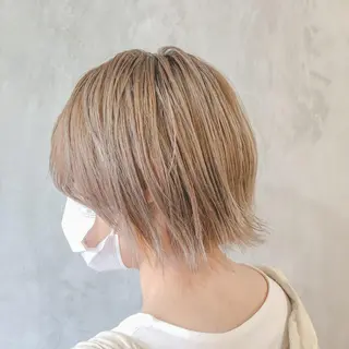 ショート カラー ヘアアレンジ レイヤー/ウルフ/ ハッシュカット/そらのヘアスタイル