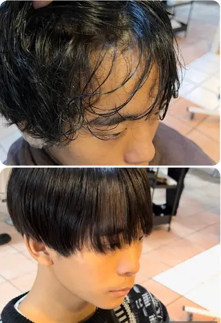 ショート メンズ 朝3分でキマる 村上陸のヘアスタイル