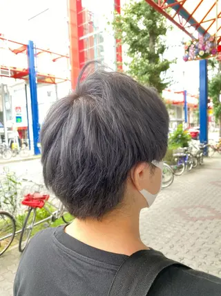 メンズ ゆぴ☾‪/推しカラー /ハイトーンのヘアスタイル