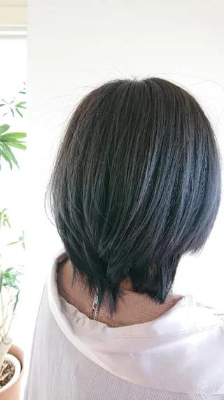 カラー ミディアム 林慶吾/ショートボブ /デザインカラーのヘアスタイル